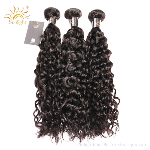 Wholesale Brazilian Water Wave Bundles 100% Human Hair Weave Bundles Brazilian Remy Hair Extensions Natural Color water wave